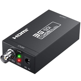 ELEVIEW EHD-029N 3G SDI to HDMI Converter, 3G-SDI/HD-SDI/SD-SDI to HDMI Converter, Sdi HDMI, Sdi-hd Converter, 1080P with ESD Protection Protection (SDI to HDMI)