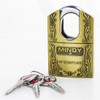 3 Keys 40mm Heavy Duty Warehouse Shrouded Hardened Keyed Padlock