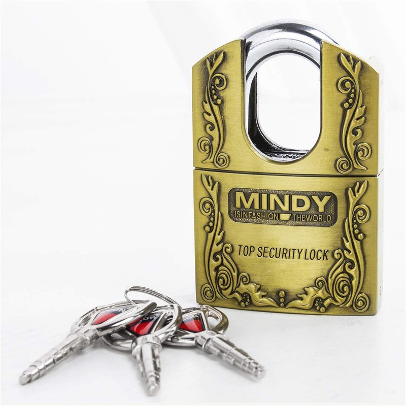 3 Keys 40mm Heavy Duty Warehouse Shrouded Hardened Keyed Padlock