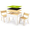 wingyz 4-in-1 Kids Table and Chairs Set, Toddler Play Tables