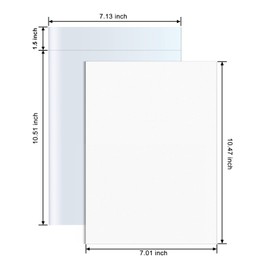 100ct Silver-Age Comic-Book-Bags and Boards - Reusable Comic Book Boards and Bags for Comic Book Storage, 1 1/2" Flap Comic Bags and Backing Boards, Clear Protector and Protection Board Cardboards