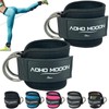 AOHO MOOON (Pair Ankle Strap for Cable Machine Attachments, Gym