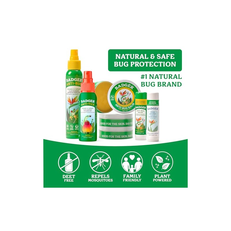 Badger After Bug Balm - Bite Relief Stick - 0.6oz