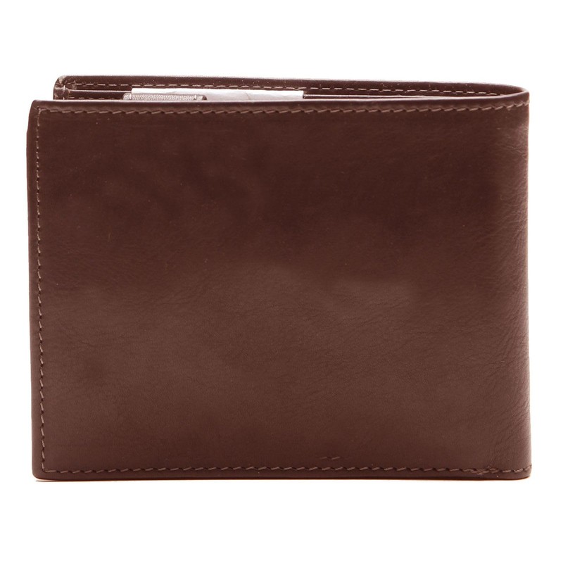 Esquire Dallas Leather Wallet 12 cm, brown, rfid wallet