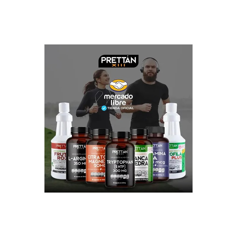Cloruro De Magnesio 20mg 90 Cápsulas Vitamina 500mg Prettan