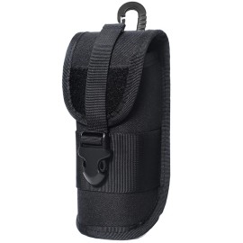 Unbranded Tactical Eyeglasses Hard Case Military Molle Sunglasses Carrying Case with Clip