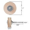 Sharpening Wheel Stropping 3" Wheel Leather Wheel Honing Wheel Leather