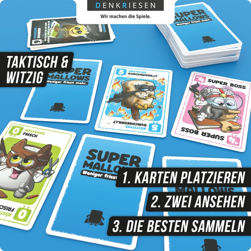 DENKRIESEN Supermallows® - Less Eats More. Card Game | Ages