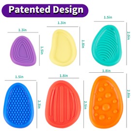 Sensory Fidget Toys for Adults Kids with Autism,Worry Stones for Autism Kids Calming,Students Anxiety Relie,Stocking Stuffer Gift for Boy Girl