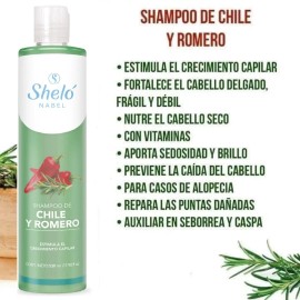 Pack Shampoo Chile Romero Acondicionador Sheló Nabel
