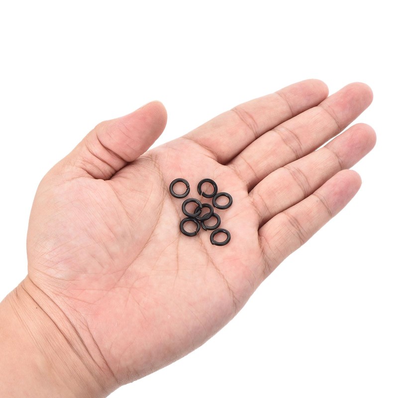 sourcing map Split Lock Washer, M3 304 Stainless Steel Spring