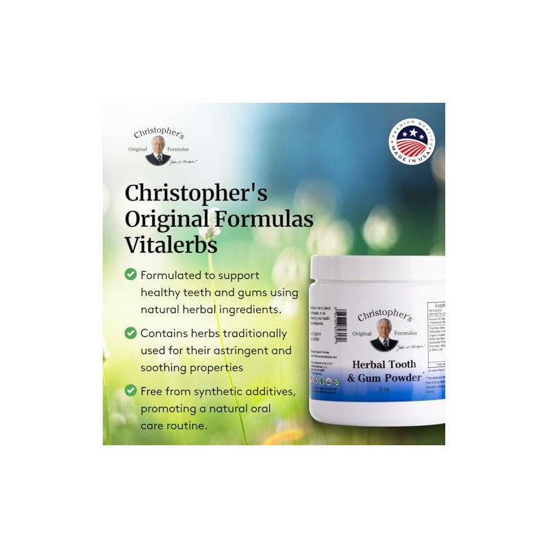 Christopher's Original Formulas Herbal Tooth and Gum Powder