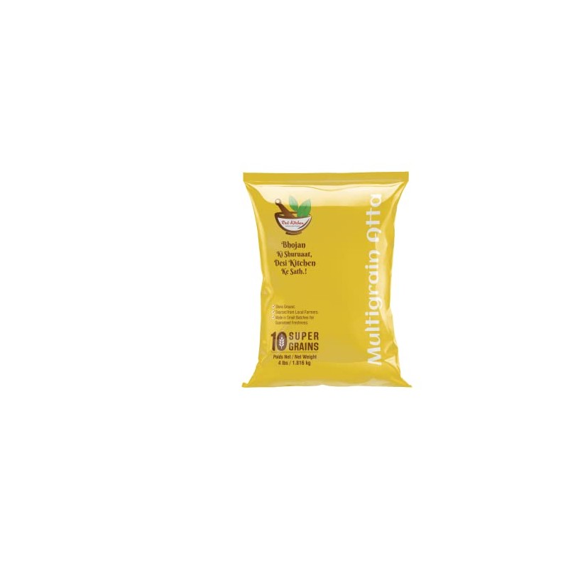Desi Kitchen Multigrain (10 Super Grains) Wheat Flour (Chakki Atta)
