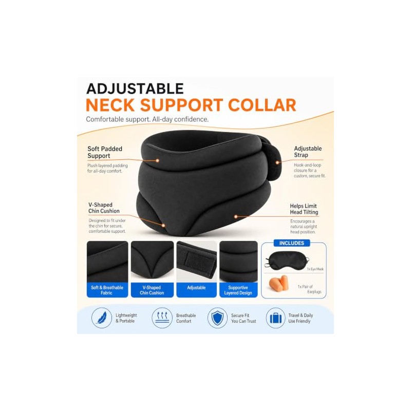 1PCS Neck Brace for Neck Pain and Support, 1 Eye