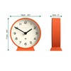 NEWGATE® M Mantel Echo desk clock | Modern round design
