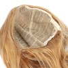 Women Long Hair Wig Light Brown Color Middle Parting Breathable