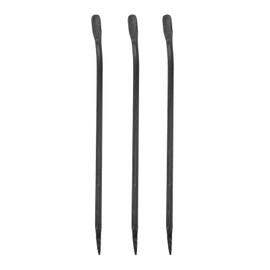 HARFINGTON 3pcs Line-Up Pry Bar 17" Length 0.6" Rod Dia Carbon Steel Hexagonal Crowbar Sleever Bar Connecting Bar for Prying and Aligning