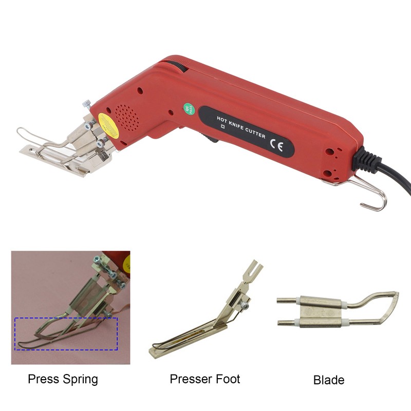 Electric Hot Knife 400℃ 100W Stepless Adjustment Fabric Cutter Cutting