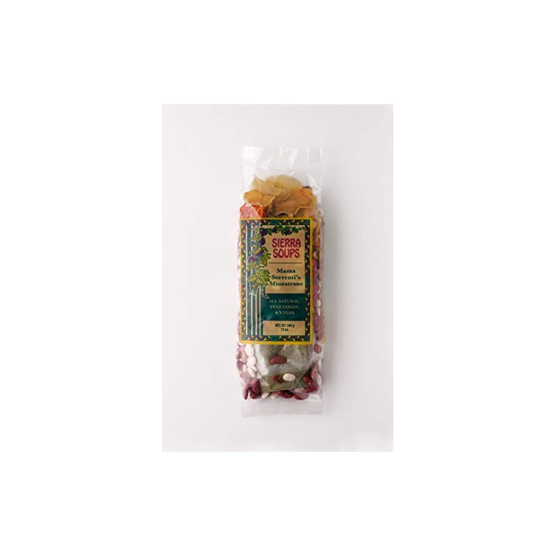 Sierra Soups Mama Sorrenti's Minestrone, 12-Ounce Bags (Pack of 6)