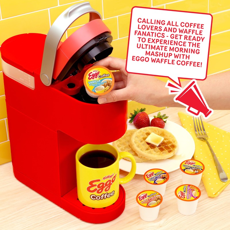 Eggo Beverages Vanilla Waffle Flavored Coffee Pods for Keurig K