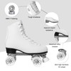 Roller Skates for Women with PU Leather High-top Double Row