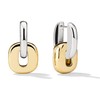 NOKMIT Chunky Hoop Earrings for Women, Bold Silver and Gold