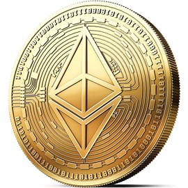 3Pcs Ethereum Coins-Protective Collectible Gifts. | Blockchain Cryptocurrency | with Original Commemorative Tokens | Chase Coin