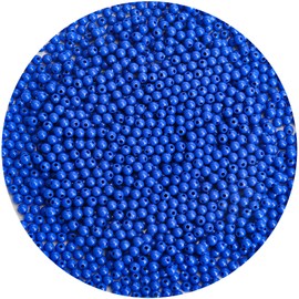 2000 abalorio redondas de acrílico de zafiro suave de 4 mm, bolas acrílicas redondas de bolas de chicle, abalorio gruesas, abalorio de resina de plástico para hacer collares y pulseras, suministros de