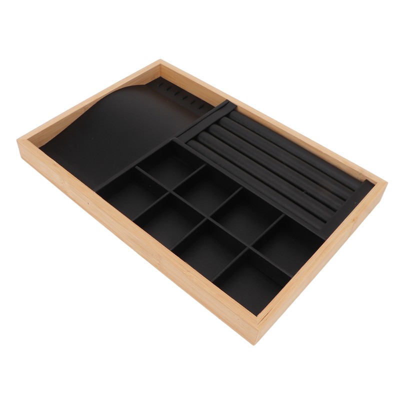 Stackable Jewelry Tray Organizer 3 Purpose Storage Cabinet Drawer Display