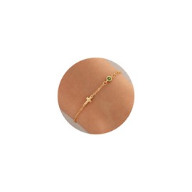 DONYUDE Birthstone Bracelet for Women Girlfriend Birthday Gifts August Birthstone Jewelry for Teen Girls Baptism Gold Bracelets Stocking Stuffer Ideas