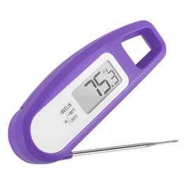 Lavatools PT12 Javelin Digital Instant Read Meat Thermometer for Kitchen, Food Cooking, Grill, BBQ, Smoker, Candy, Home Brewing, Coffee, and Oil Deep Frying (Grape)