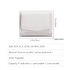 SCHLATUM Small Wallet Women Genuine Leather RFID Blocking Trifold Tiny