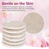 LOPHE Reusable Makeup Remover Pads 6 Pack,Beige