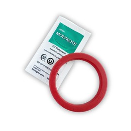 Gasket made for E61 Espresso Machines. Cafelat Gasket 8mm and Molykote 111 Grease. Compatible with Rocket Espresso, ECM, Quickmill, Vibiemme, Lelit 58mm, Wega, San Remo.