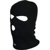 Highlander 3 Hole Balaclava - Black