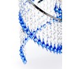 Innoteck Spiral Blue Droplet Pendant Light Shade, Acrylic, Clear &