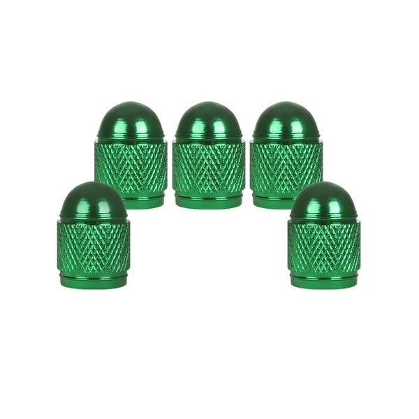 SENZEAL 5Pcs Tyre Valve Caps Bullet Style Universal Car Dust