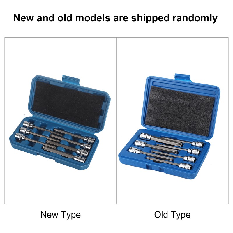 7Pcs 3/8inch Drive Extra Long Torx Star Bit Socket Set