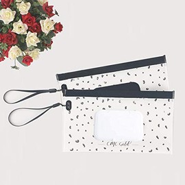 Reusable Wet Wipe Pouch Dispenser for Baby or Personal Wipes, Eco Friendly Wipe Pouches, Great for Travel (2 pack) (KK)