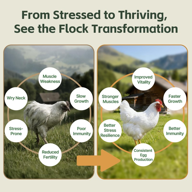Selenium and Vitamin E Powder for Chickens – Boost Immunity,