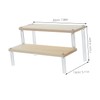 Ciieeo Acrylic Tiered Display Stand for Jewelry and Cosmetics Organizer