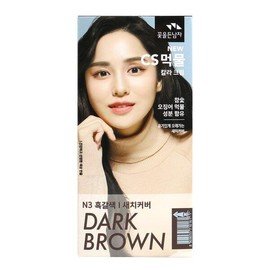 CS [꽃을든남자] 뉴 씨에스 CS 먹물 칼라 크림 / N3 흑갈색 [The Man with Flowers] New CS CS Ink Color Cream / N3 Black Brown