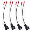 4 Pack 72-5600 Speaker Harness Car Front Rear Door Speakers