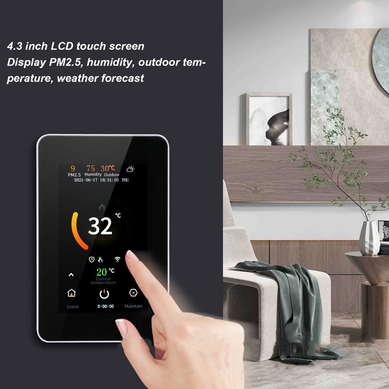 WiFi Thermostat LCD Touch Screen Smart Thermostat for Electric Floor