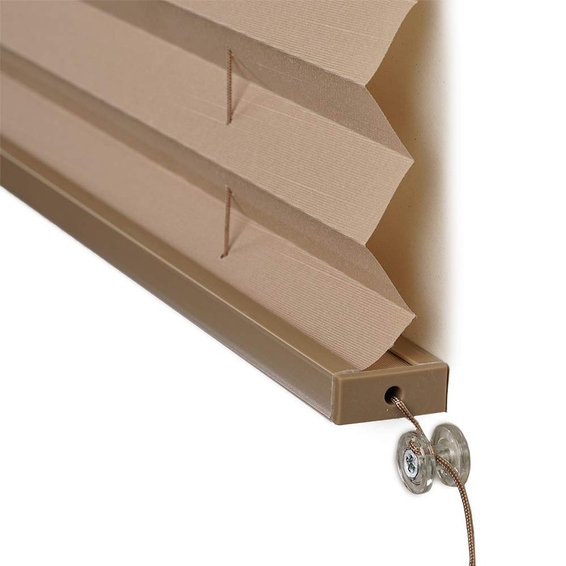 Camper Comfort Cappuccino RV Pleated Shades | Camper Blinds |