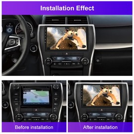 Camecho For Toyota Camry 2015-2017 10.1" Android 13 Car Stereo GPS Navi BT 1+32GB Radio