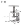 sourcing map Stainless Steel C-Clamp, 40mm Wide Jaw Opening with