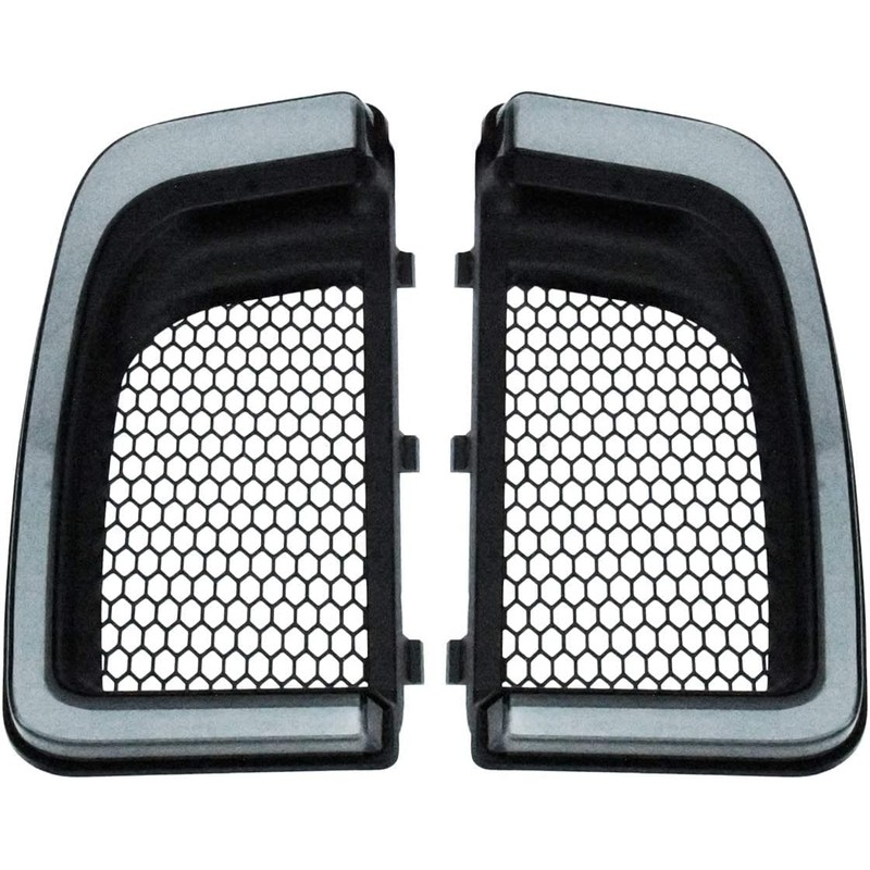 HDBUBALUS Engine Guard Lowers Grills Leg Fairing LED Turn Signal