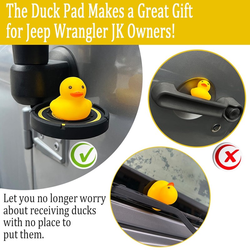 RDFUN Duck Landing Pad,Duck Holder for Jeep Wrangler JK 2007-2017,Place
