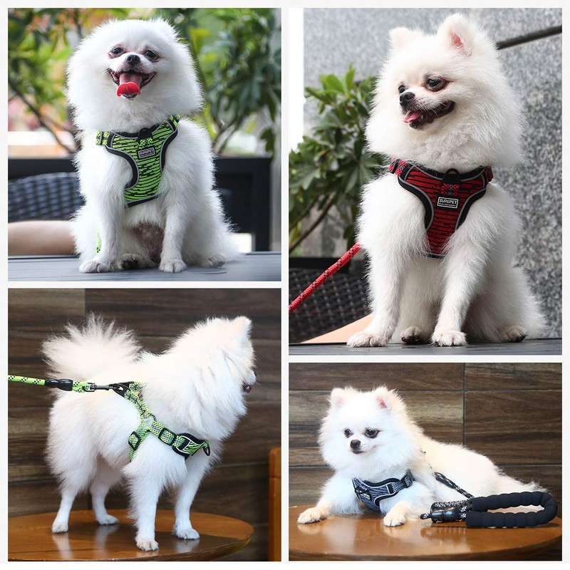 Suredoo Adjustable Dog Harness with Front Clip, No Pull Soft